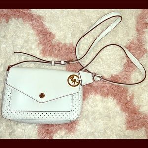 Greenwich Small Saffiano Leather Crossbody